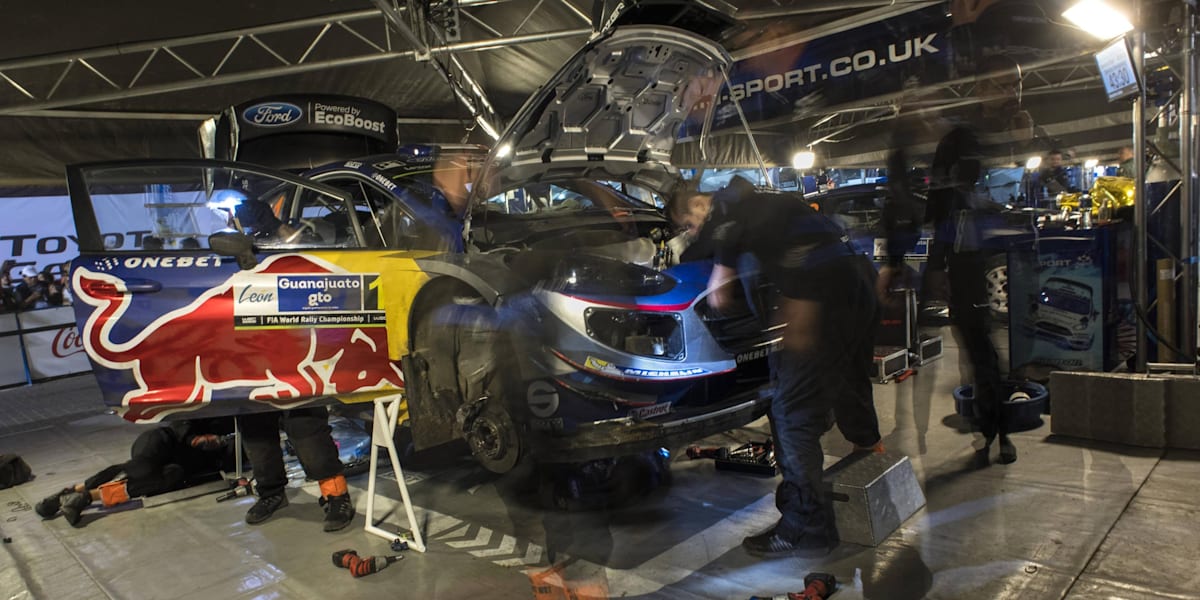 Video +++ WRC Rally Finland M-Sport Ford tech check