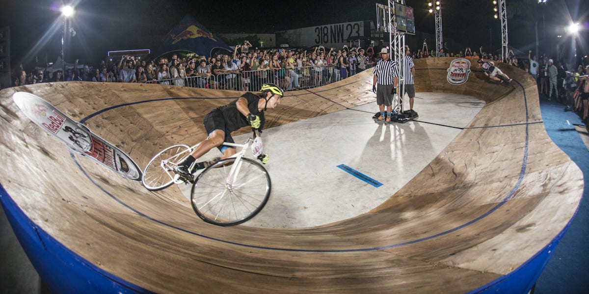 Red Bull FixedGear Racer Addison Zawada Explains The Berm Burner