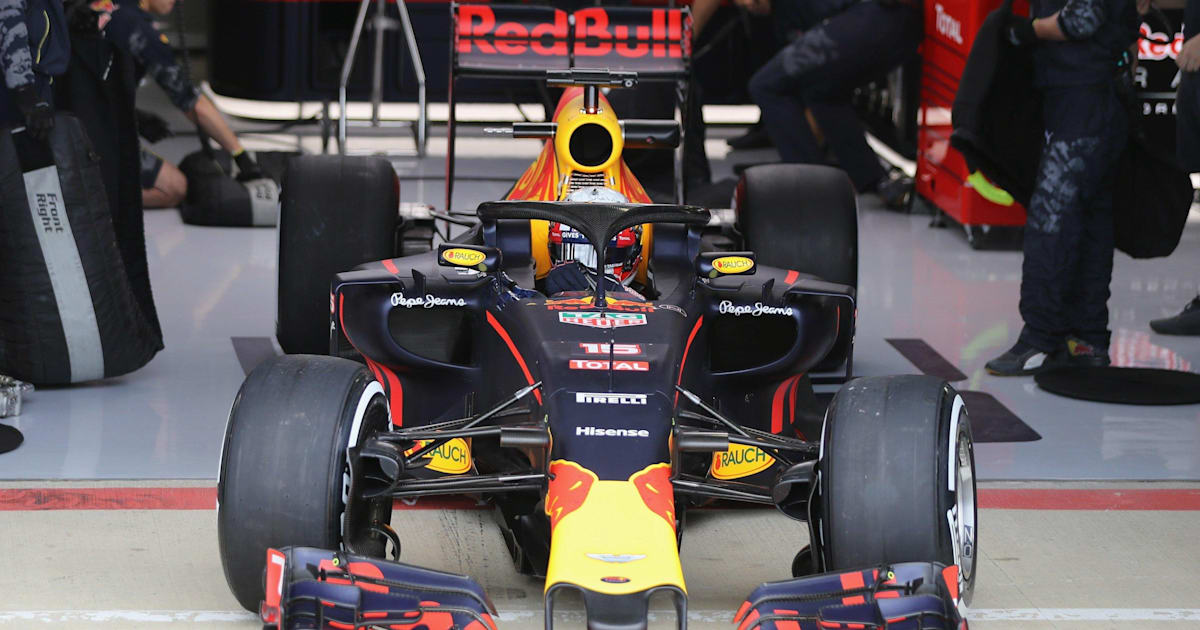 Red Bull Racing test the halo head protection concept