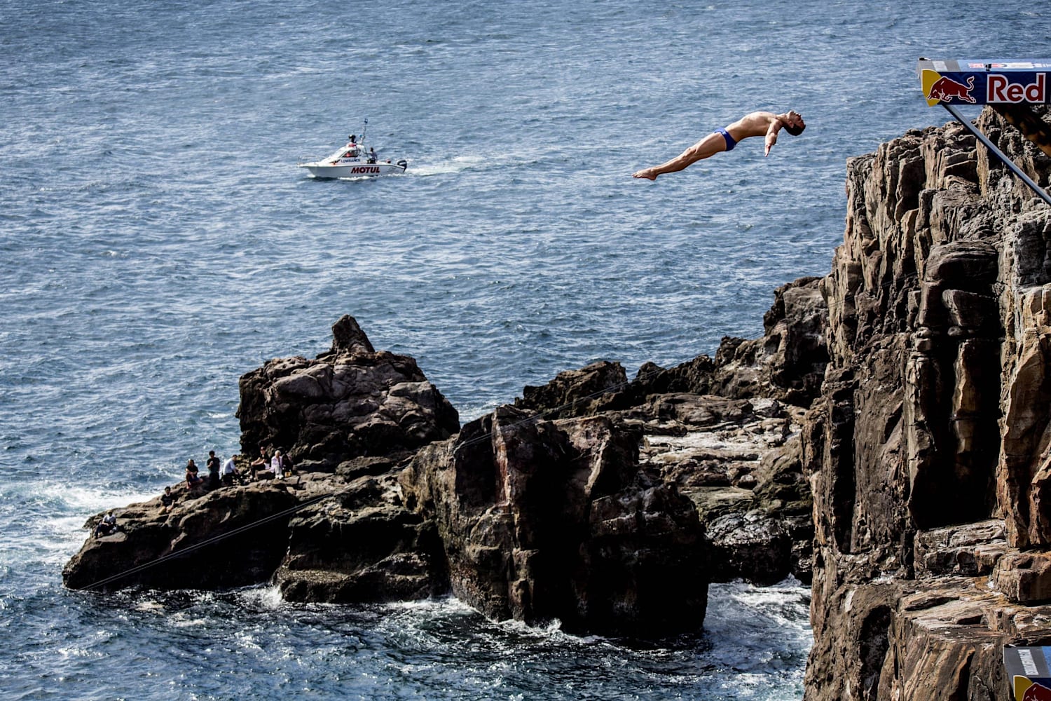 El entrenamiento del Red Bull Cliff Diving