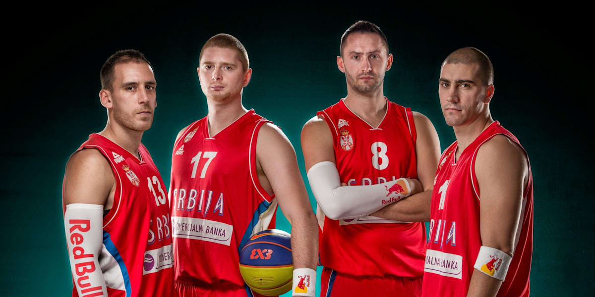 Novi Sad Al Wahda Players Basketball Red Bull MEA