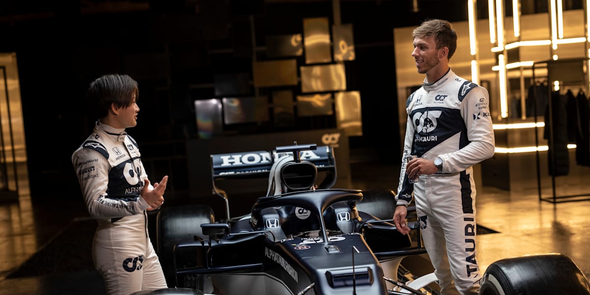 Pierre Gasly et Yuki Tsunoda, duo de choc d'AlphaTauri