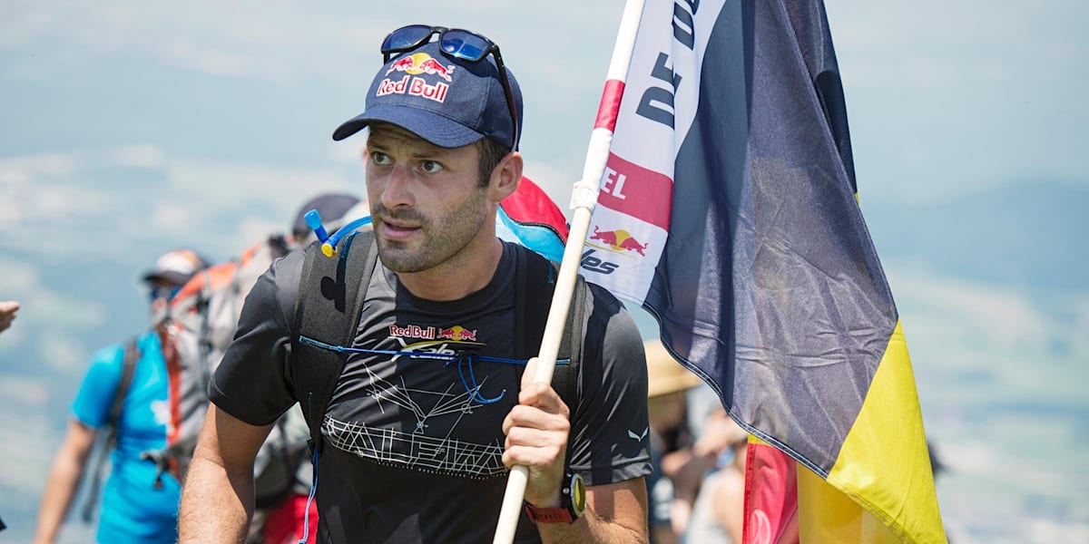Tom de Dorlodot s’entraîne pour le Red Bull X-Alps