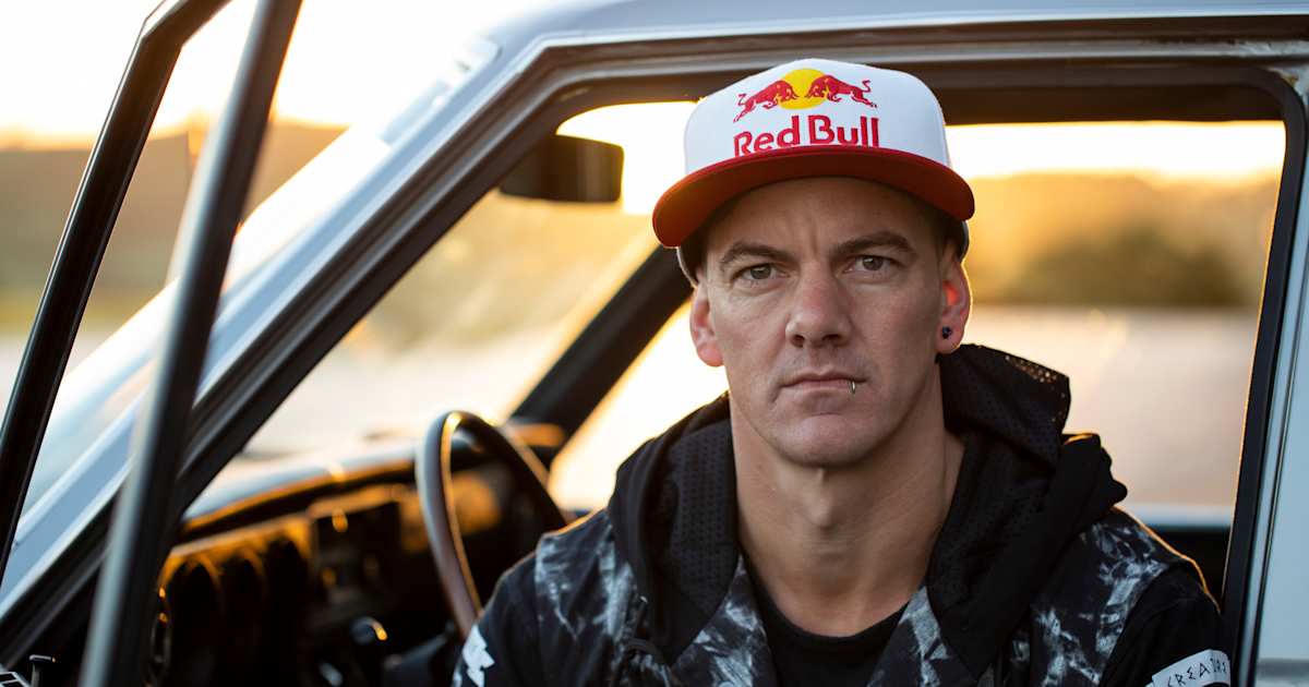 Mad Mike Whiddett portré - Red Bull Showrun 2025 Budapest