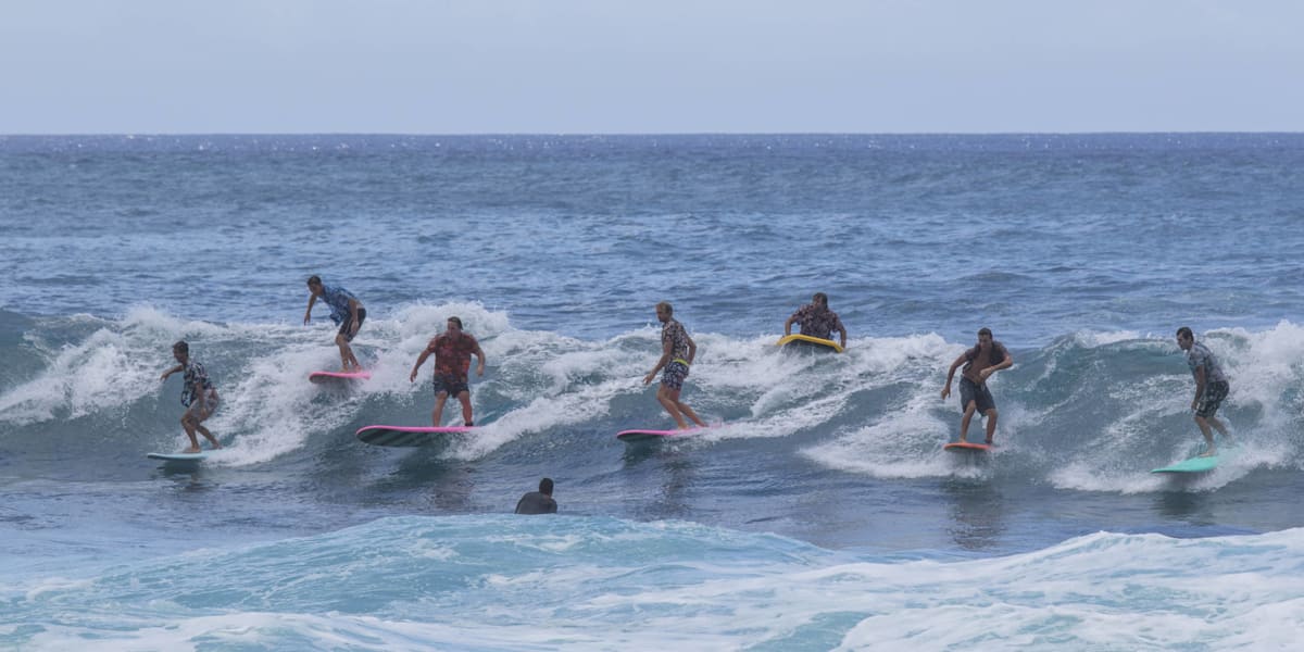 red white blue foams