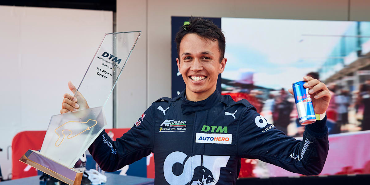 Alex Albon wins his first DTM race at the Nürburgring