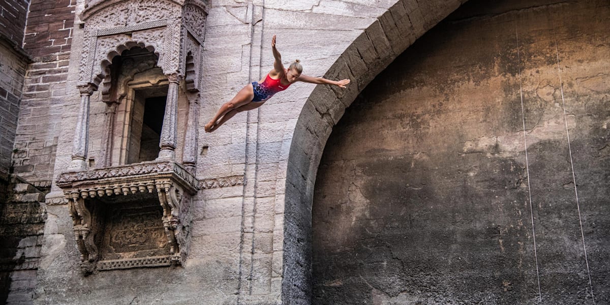 Mergulho em Jodhpur, Índia