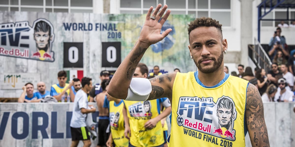 O primeiro jogo de Neymar transmitido