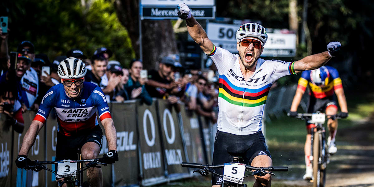 UCI MTB WC 2022 Petr polis Nino Schurter 33rd win