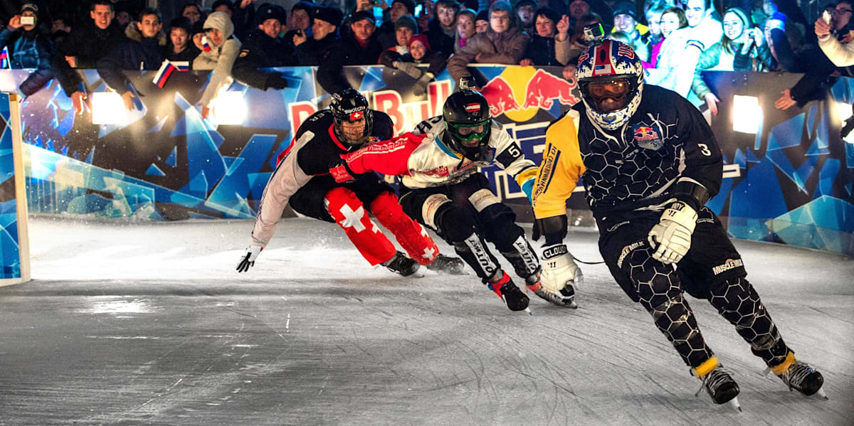 Red Bull Crashed Ice, akcija iz Rusije VIDEO