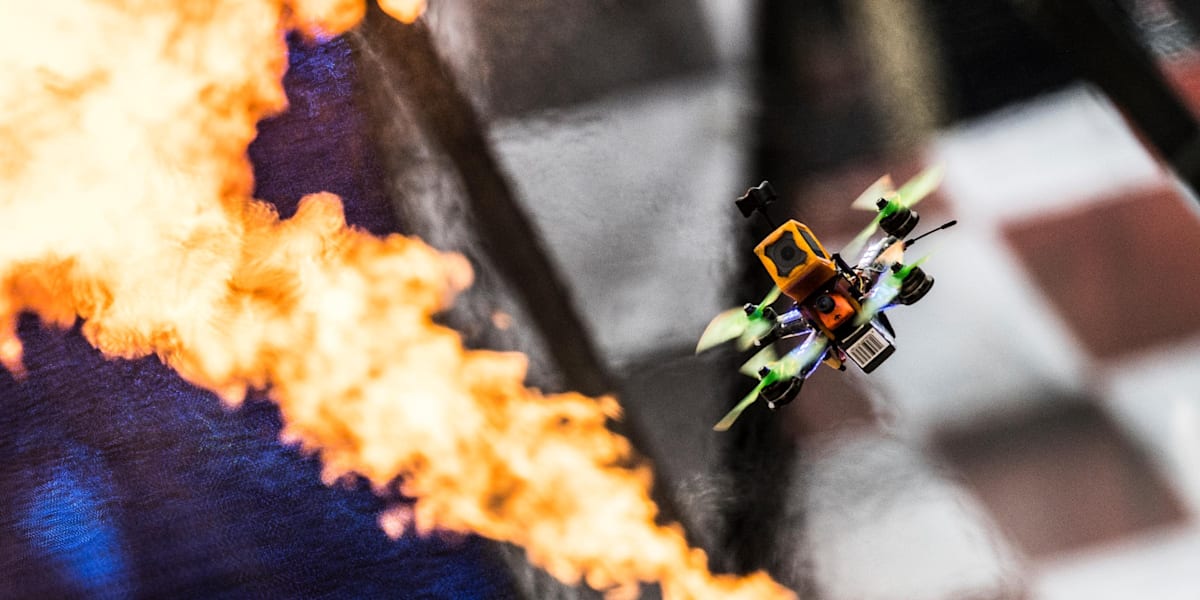 Drone racing video: They aren't like ordinary drones