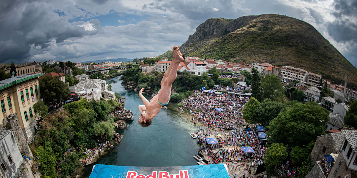 Red Bull Cliff Diving 2021 Gary Hunt Mostar