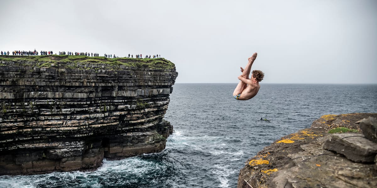 Red Bull Cliff Diving 2021 Downpatrick Head 1st rounds
