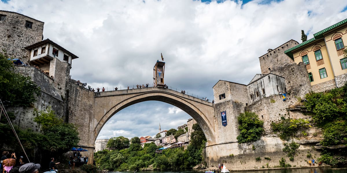 Red Bull Cliff Diving Bosna Hersek Yarışı 2022 Mostar