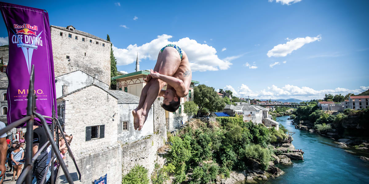 Red Bull Cliff Diving 2021 Mostar first rounds photos