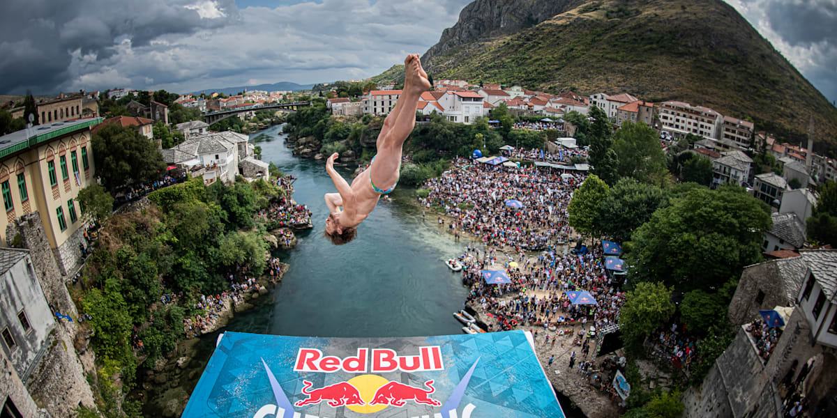 Red Bull Cliff Diving 2021 Gary Hunt Mostar
