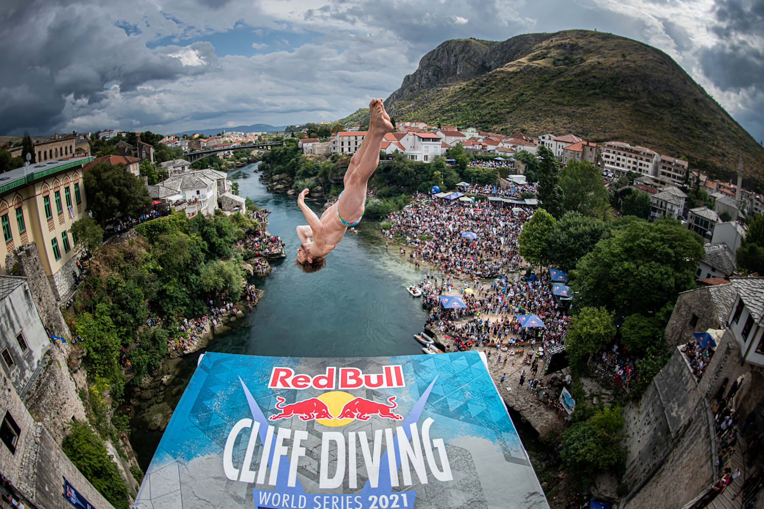Red Bull Cliff Diving 2021 Gary Hunt Mostar