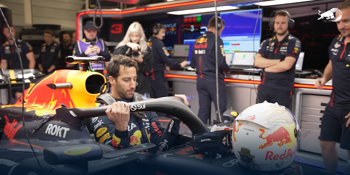 Tyre Testing With Ricciardo
