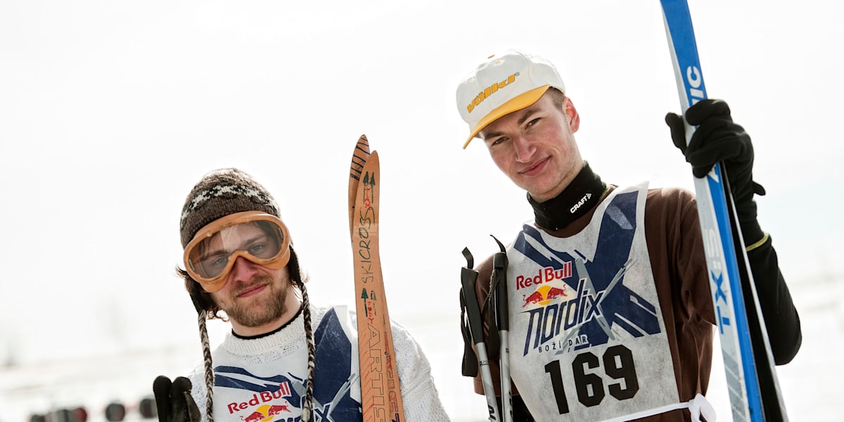 Tenue de ski année 60 sale