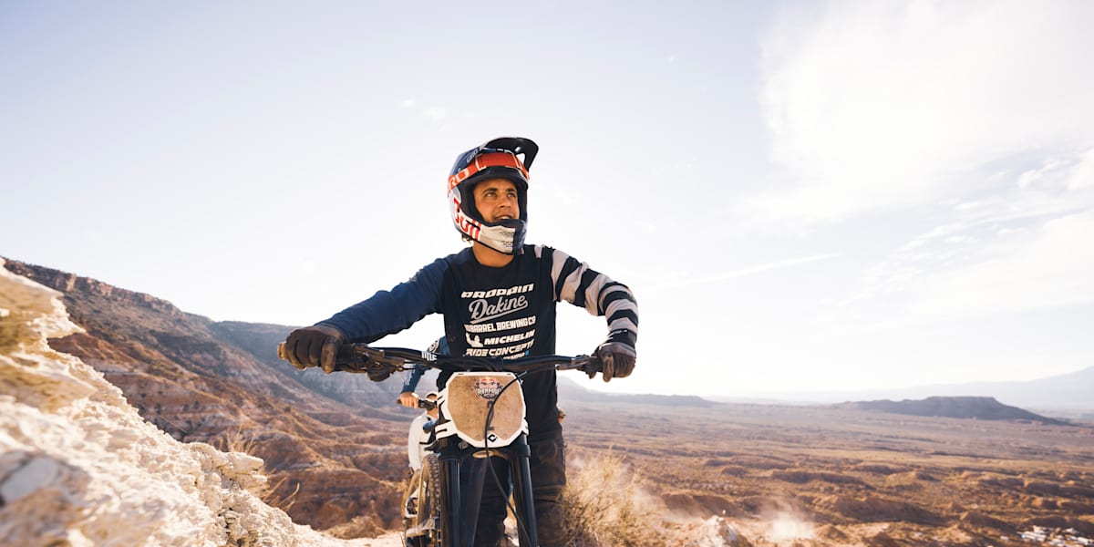 Red Bull Rampage Carson Storch in action
