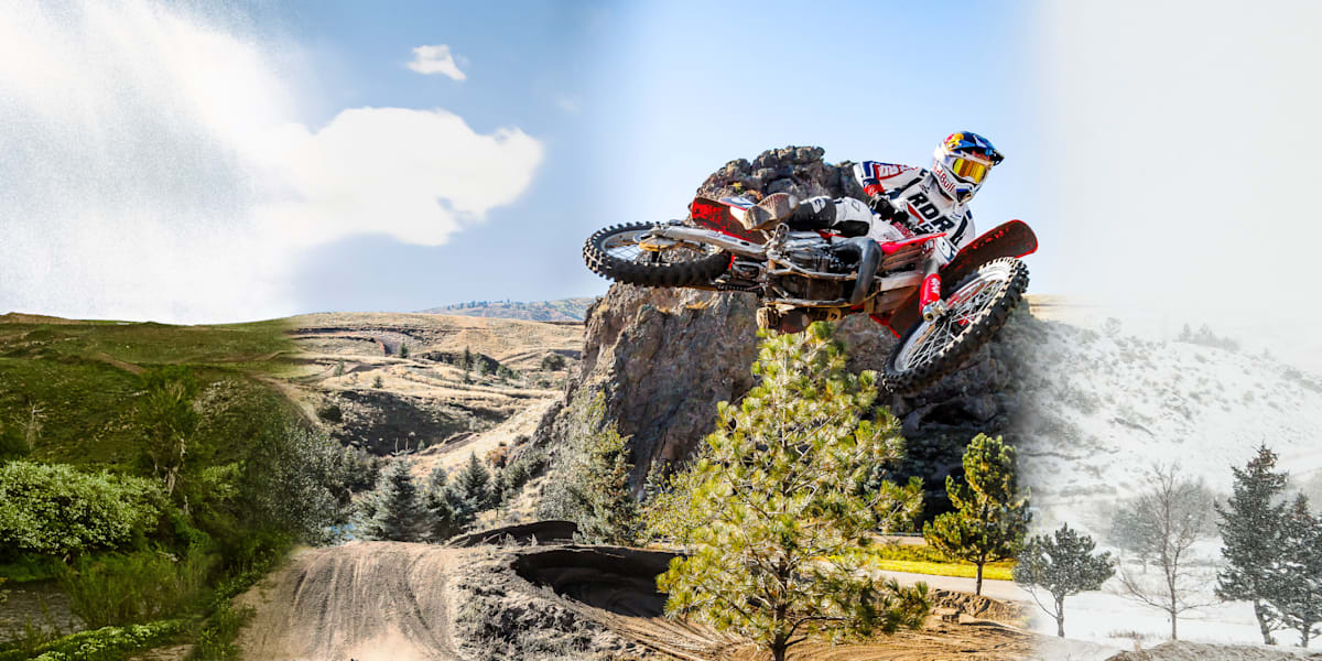 Carson Brown na Hondzie CR 125 - cztery pory roku
