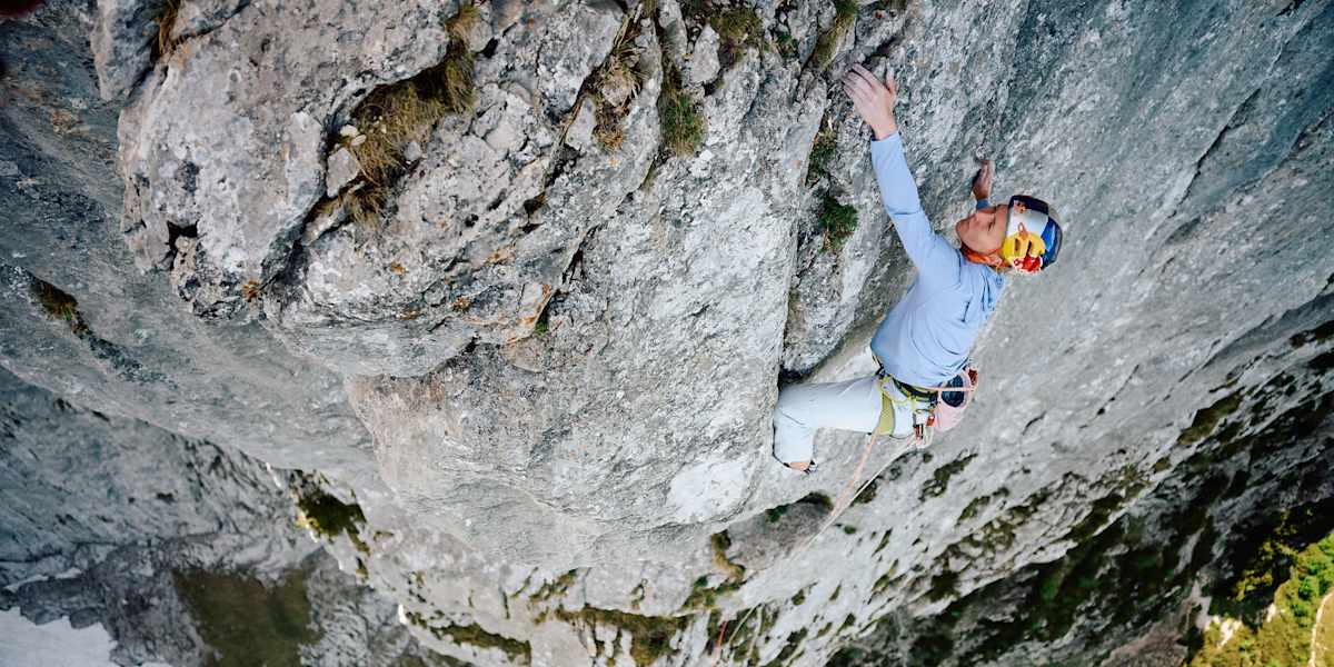 German climber Lara Neumeier completes the Alpine Trilogy