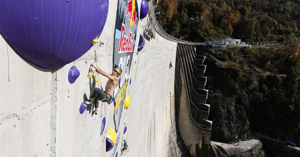 Red Bull Dual Ascent 2024 gara di arrampicata testa a testa