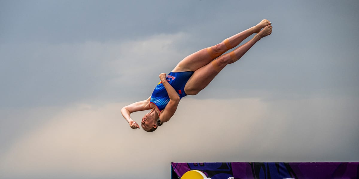 Red Bull Cliff Diving Polignano a Mare Il tuffo di Molly Carlson