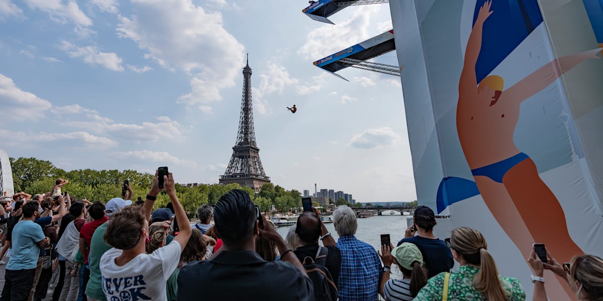 Red Bull Cliff Diving World Series 2023 Paris, France