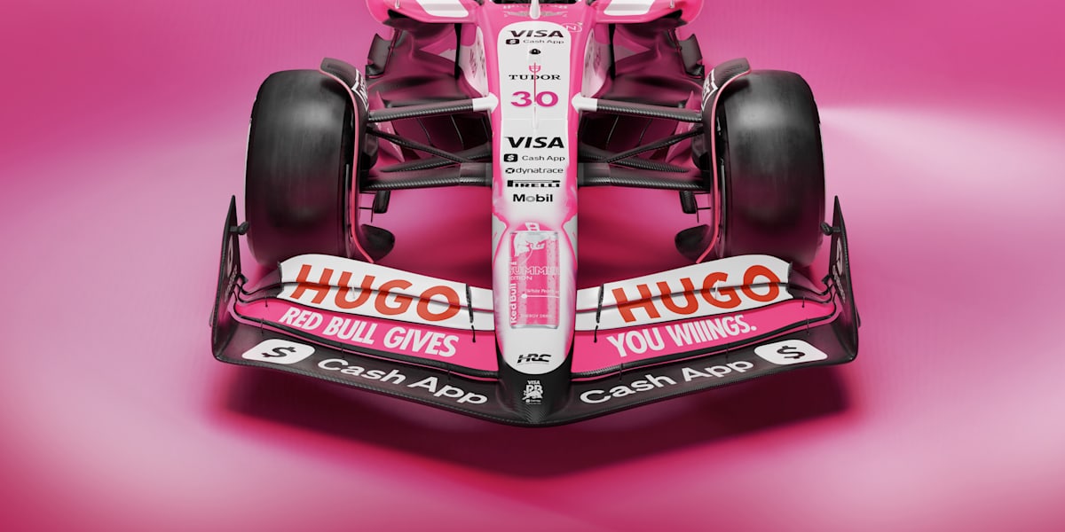 Racing Bulls presenta un diseño rosa para el GP de Miami
