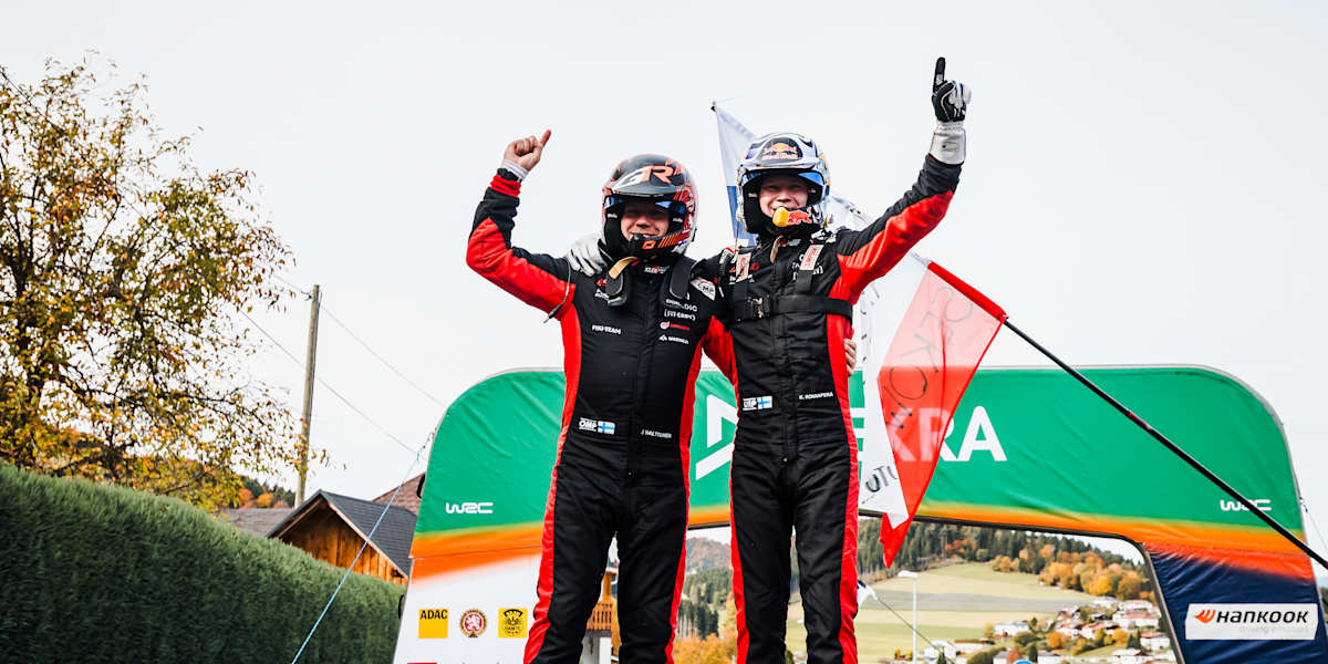Rovanperä wins in Central Europe as Toyota seals fifth straight WRC title