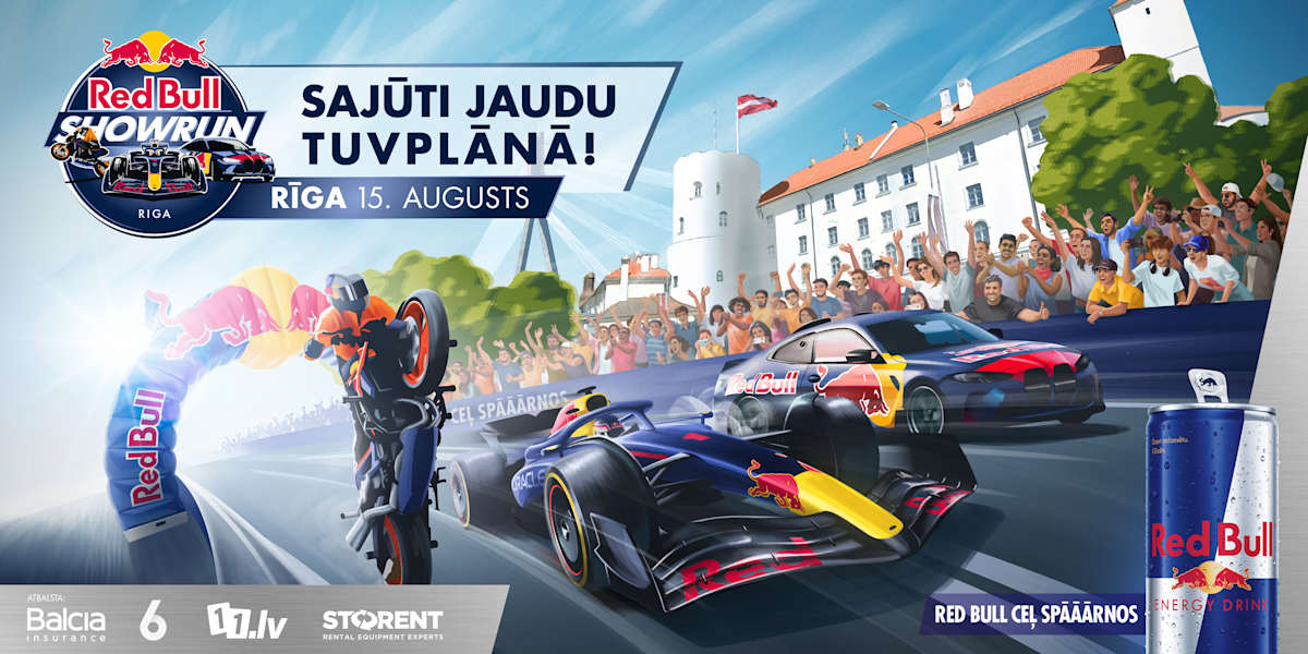 Red Bull Showrun Latvija – F1 šovs Rīgā
