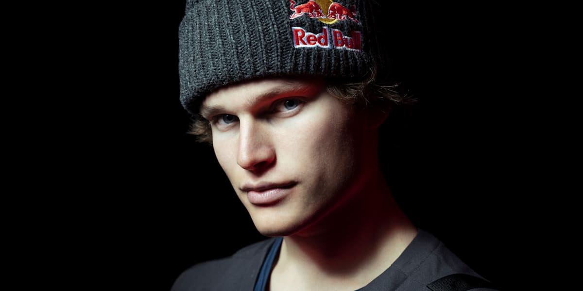 Red bull snowboard beanie top