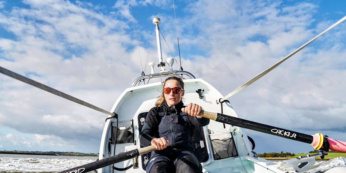 Victoria Evans Atlantic rowing attempt interview