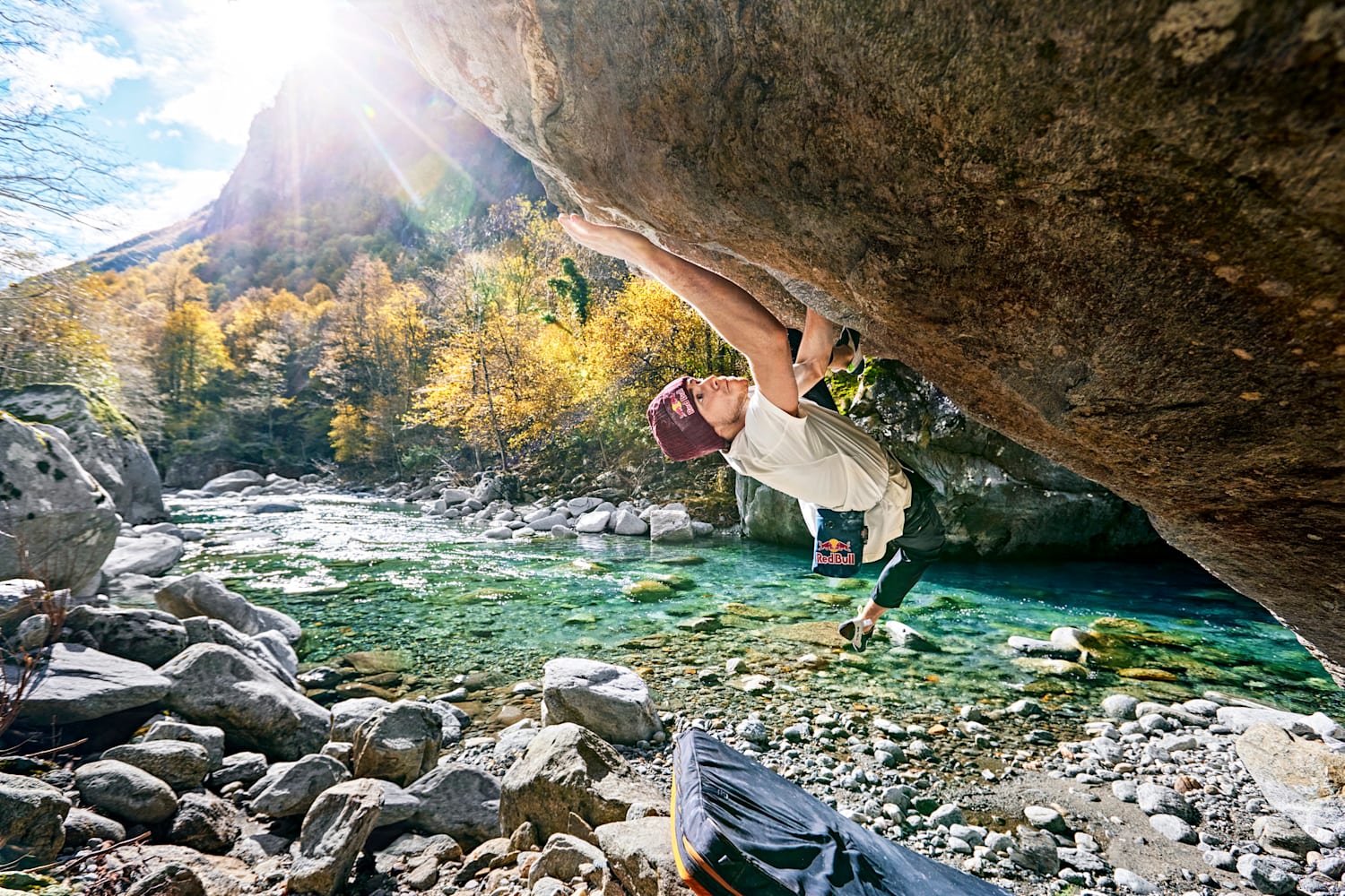 fels im griff bouldern im tessin mit giuliano cameroni