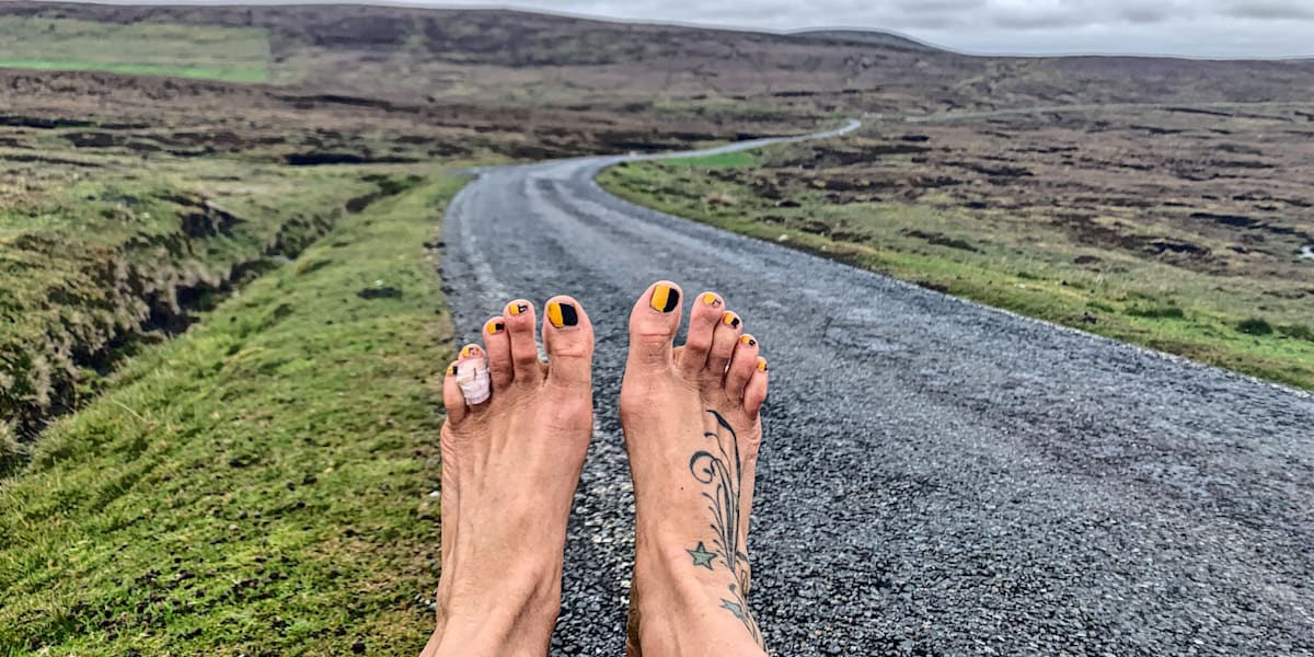 Experience: I've walked around London barefoot for a year