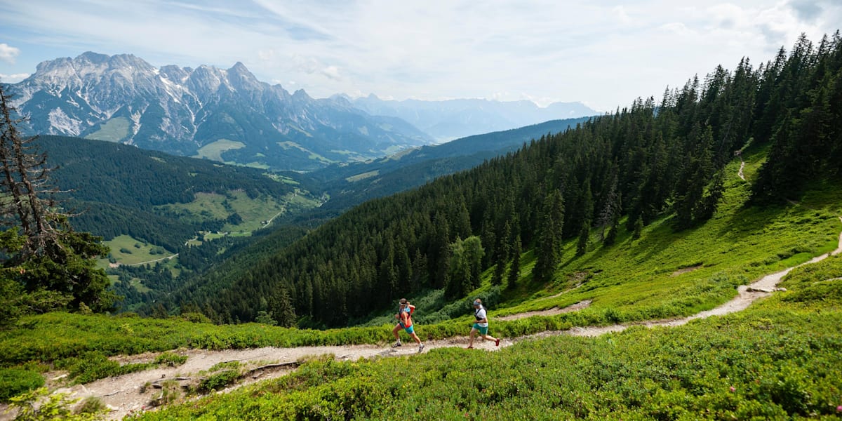 Trail Running Saalbach: Panoramic trail POV video