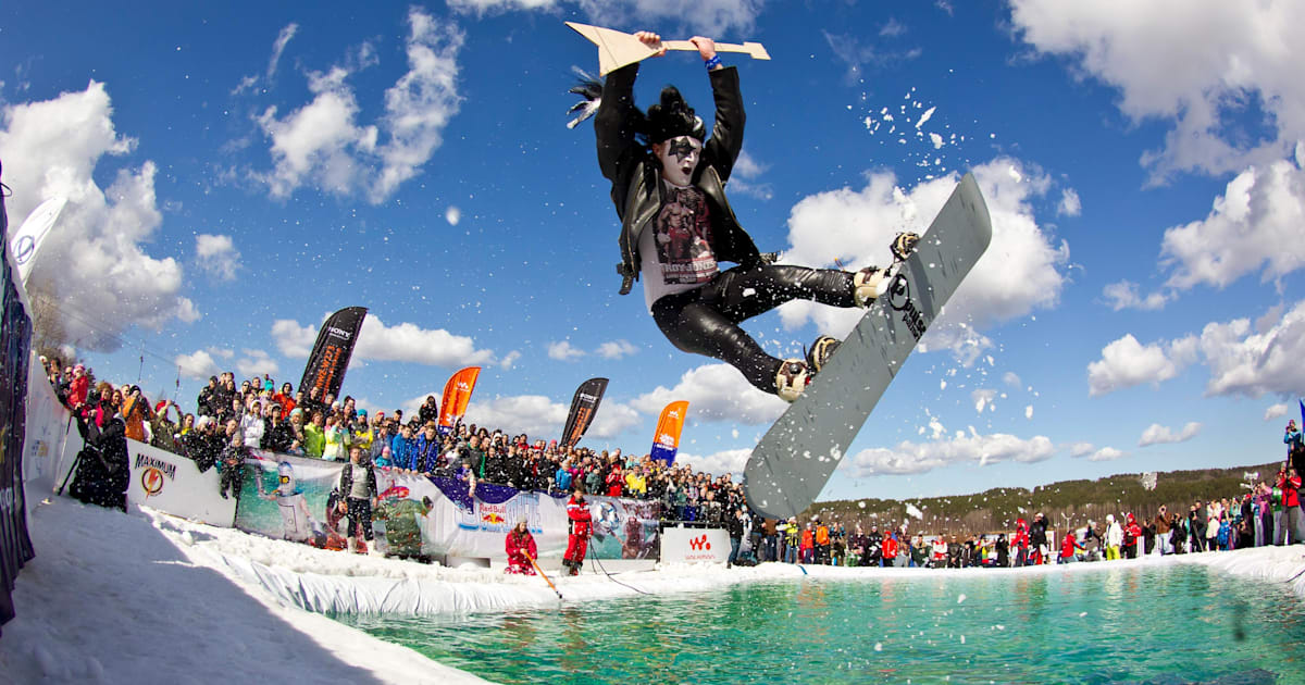 Что за безумие... Red Bull Jump & Freeze