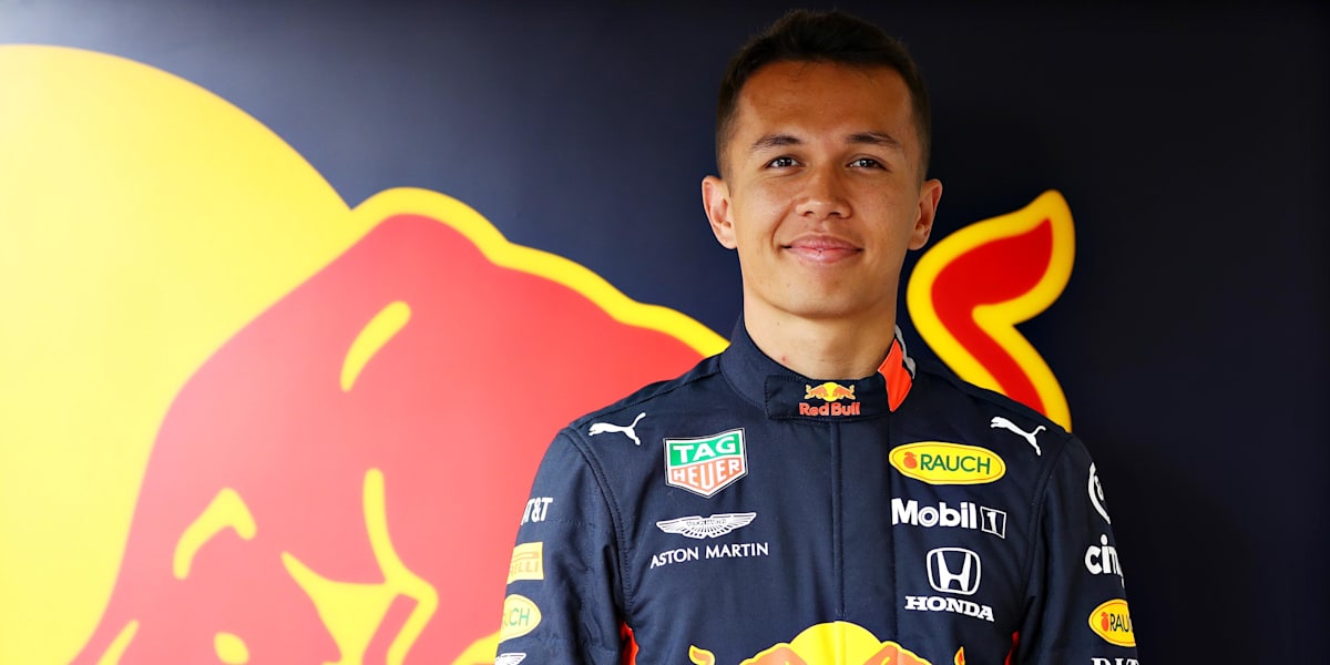 Red Bull Racing's Alex Albon grand prix preparations