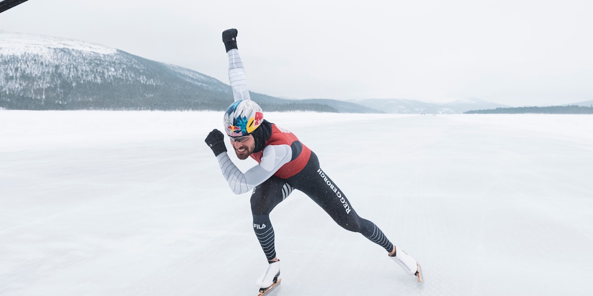 Kjeld Nuis; record schaatsen verbreken in Noorwegen
