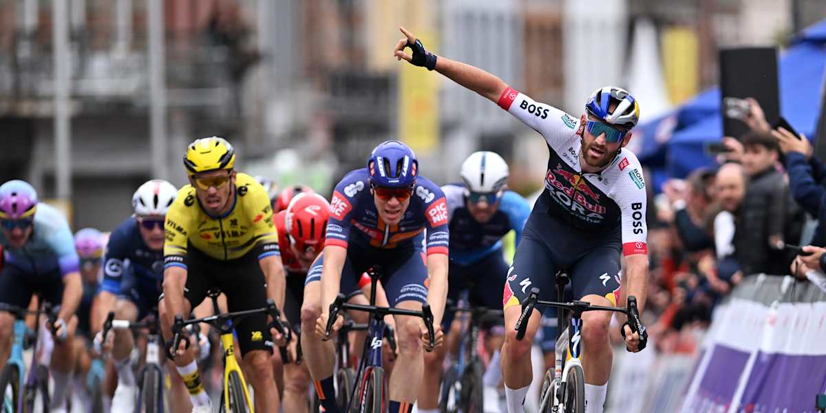 Jordi Meeus triumphs at Binche-Chimay-Binche