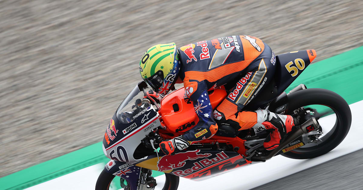 Thompson racing up front in Austria before a tough brake