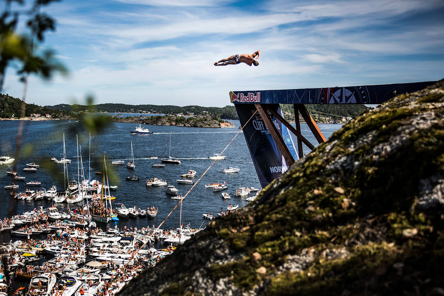 Red Bull Cliff Diving 2021 Oslo exhibition fun moments