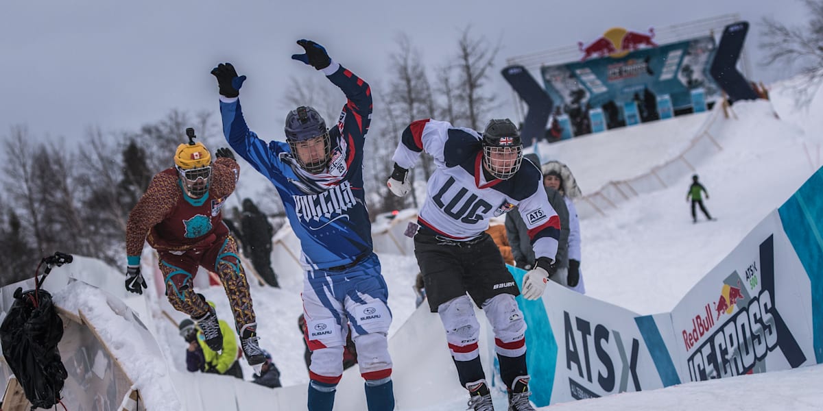 Red Bull Ice Cross 2020 Mont du Lac highlights video