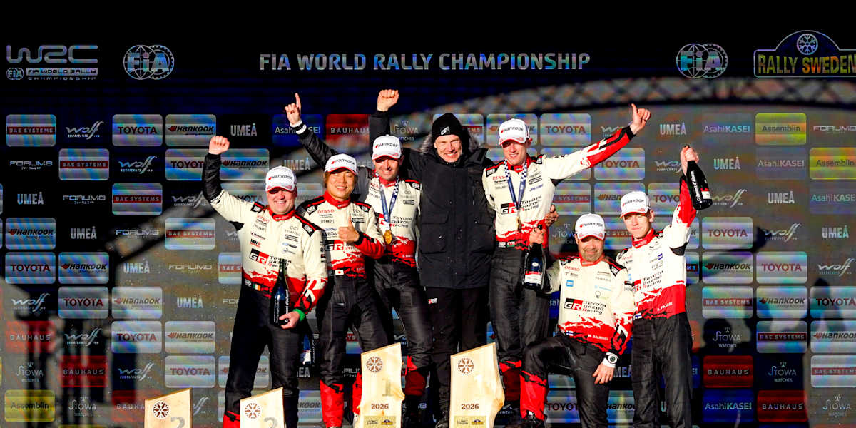 Triumphant Evans powers Toyota to historic Rally Sweden sweep