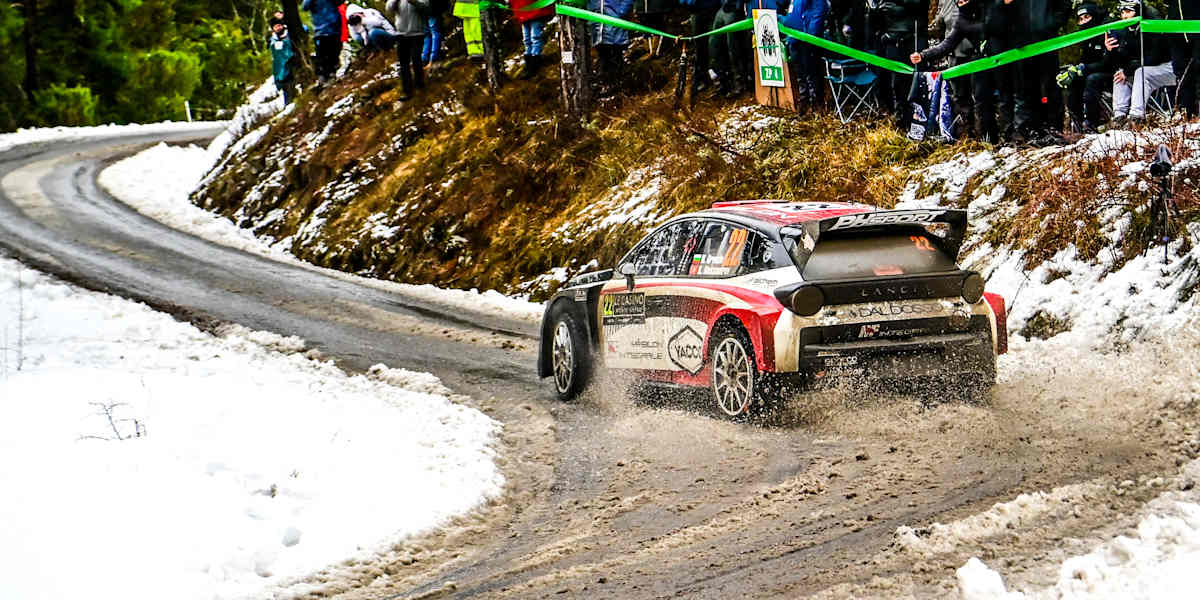 Lancia shows early promise on WRC return