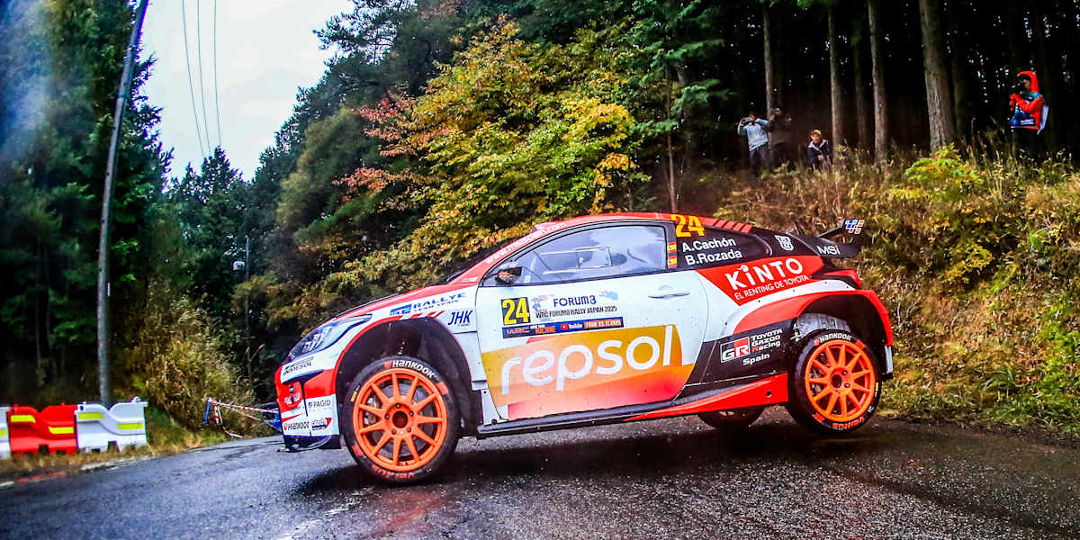 Cachón seals maiden WRC2 win in Japan