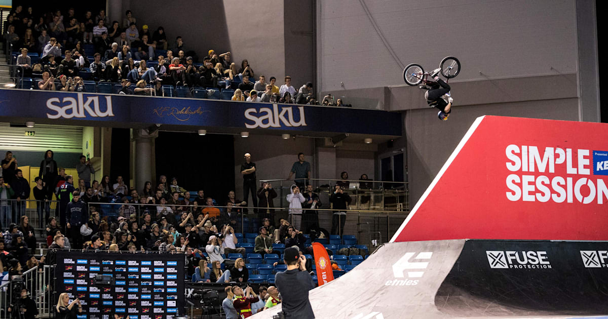 Kenneth Tencio Simple Session 2018 BMX Park third-place Run