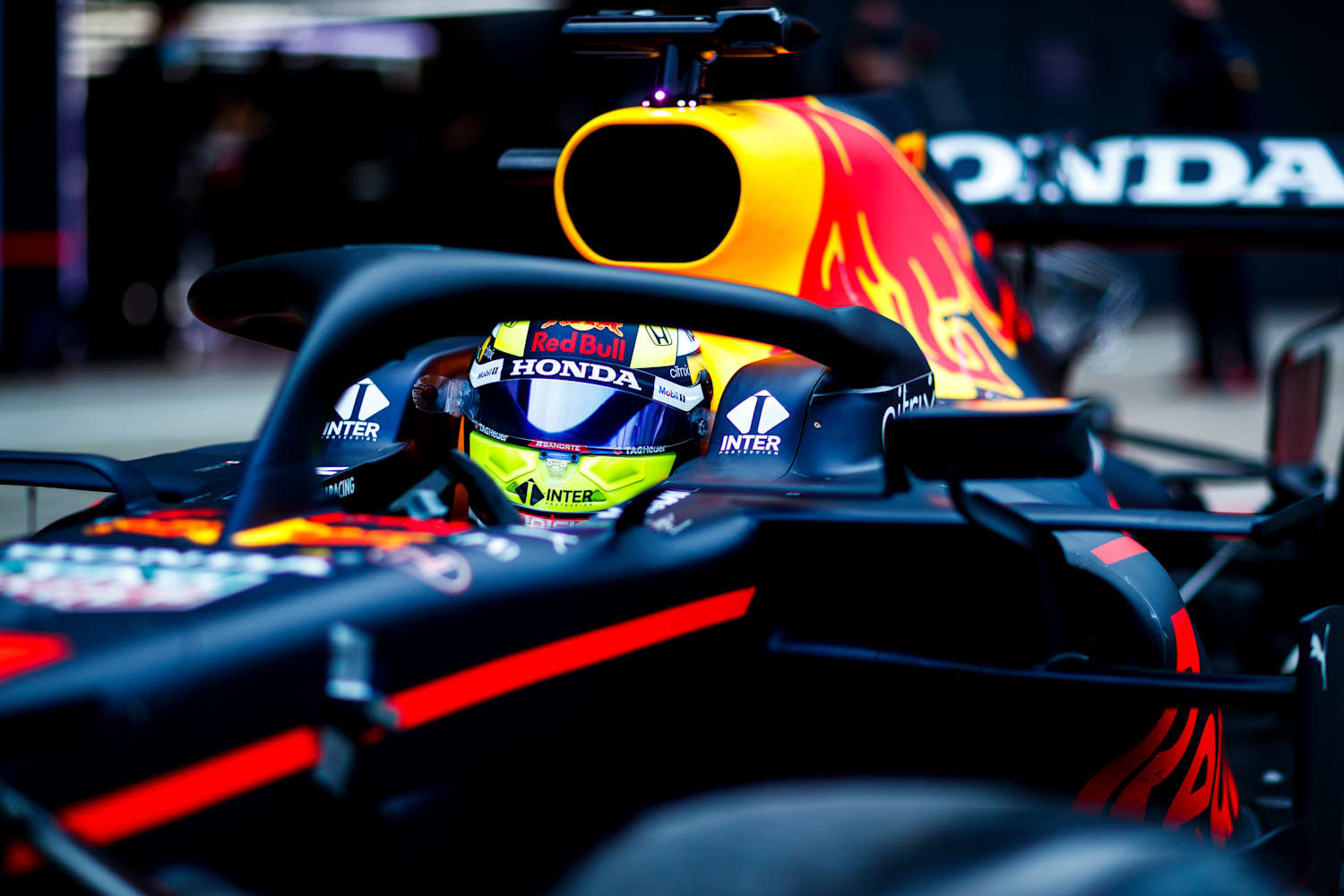 Sergio Pérez: primer test con el RB15 Red Bull Racing