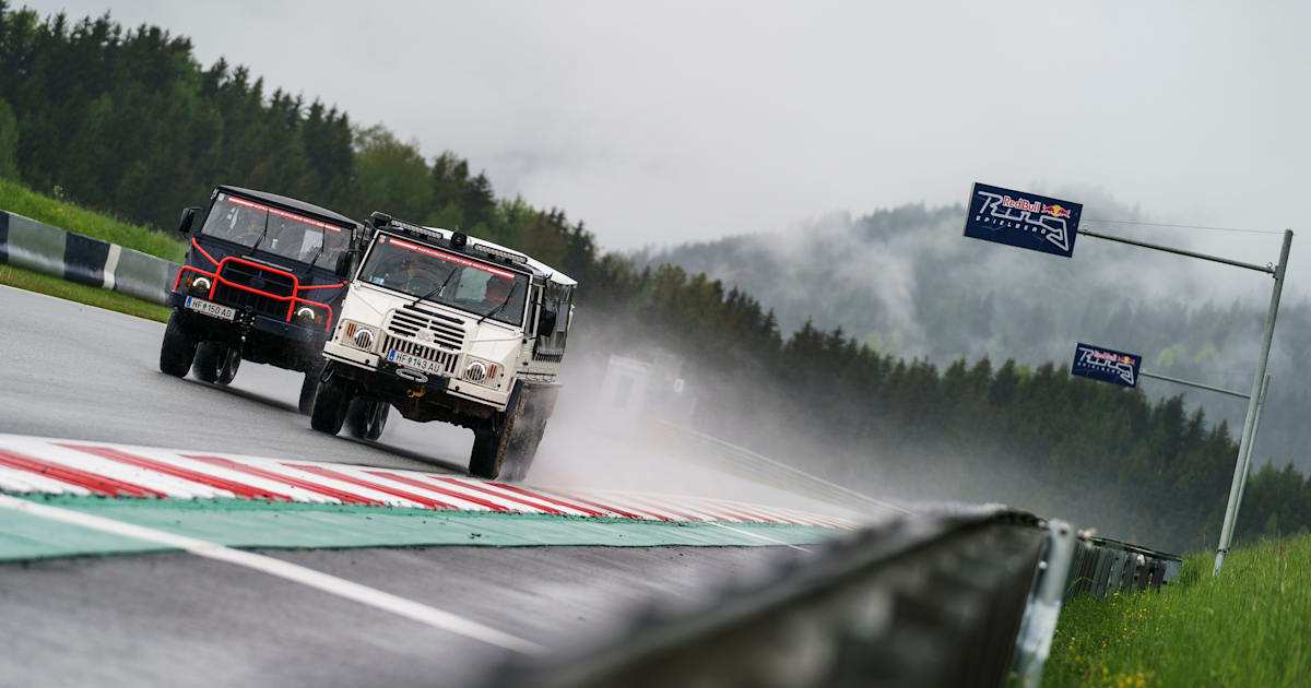 Mit Pinzgauern am Red Bull Ring